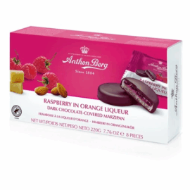 Anthon Berg Raspberry In Orange Liqueur 220g