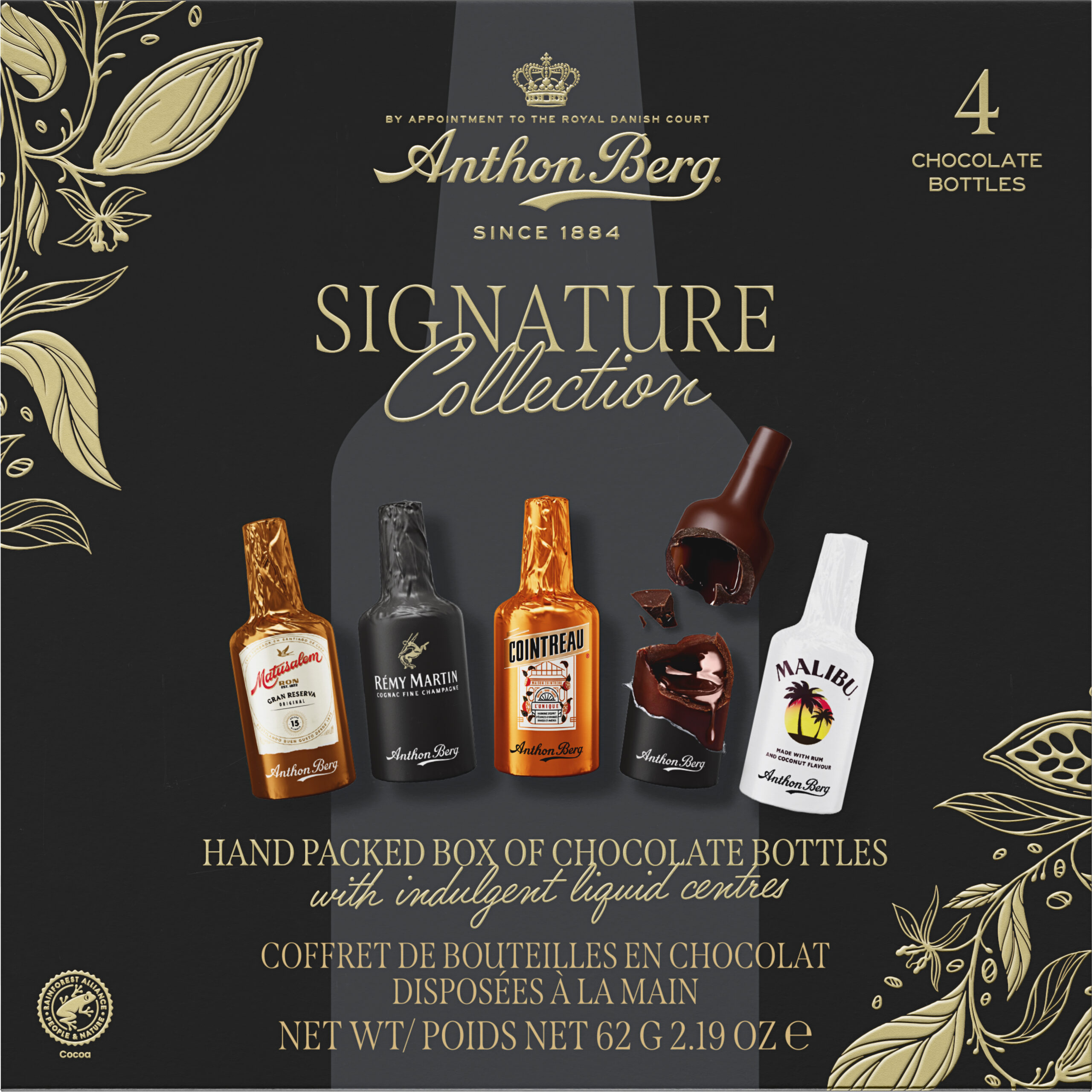 803100 Chocolate Liqueurs 4pcs 14x62g